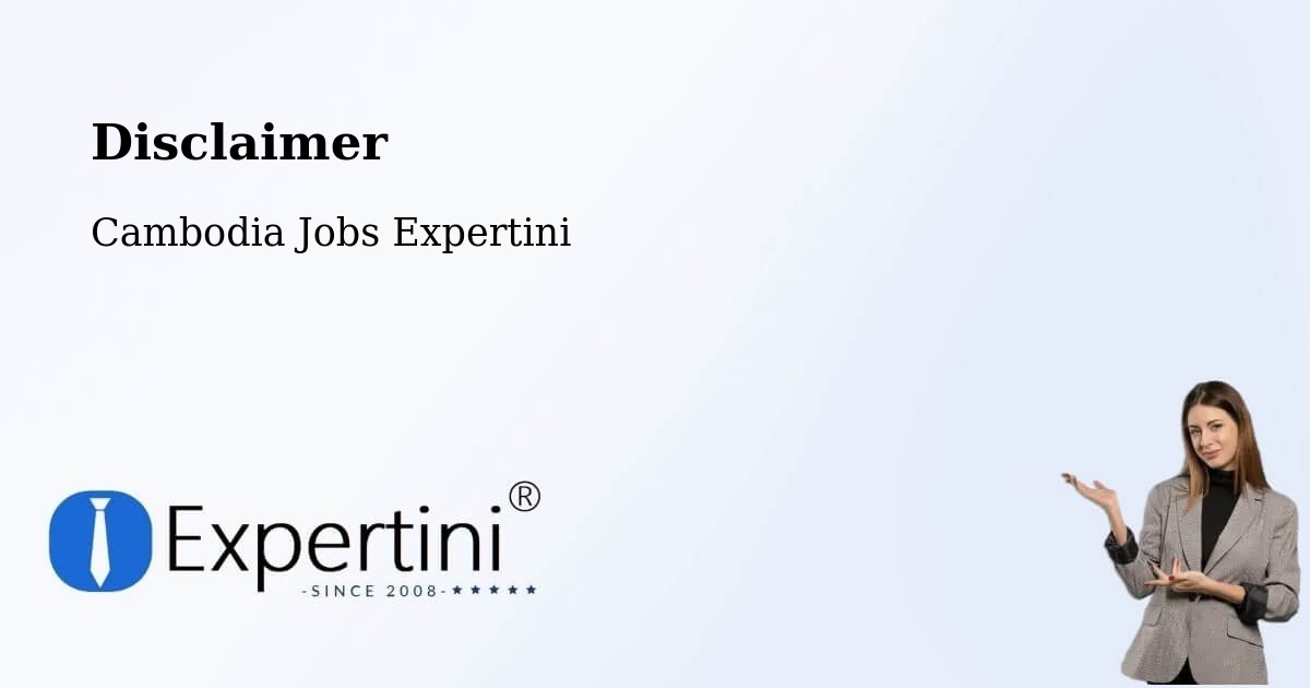 Disclaimer – Varin - Cambodia Jobs Expertini